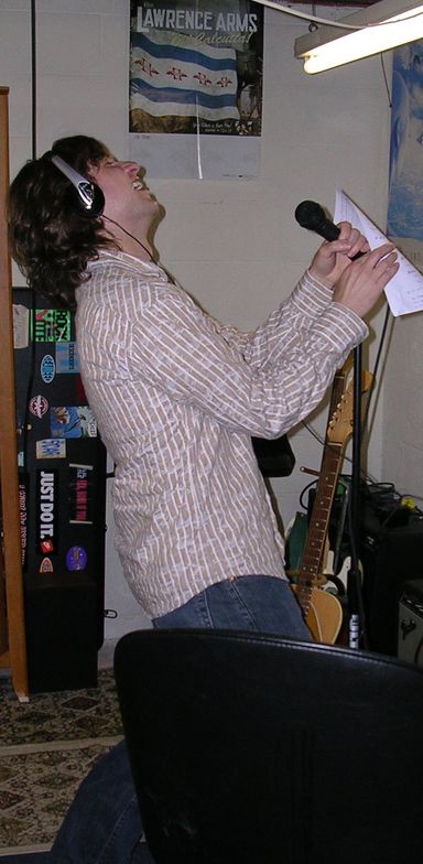 Patrick Childs vox recording for City Vinyl
